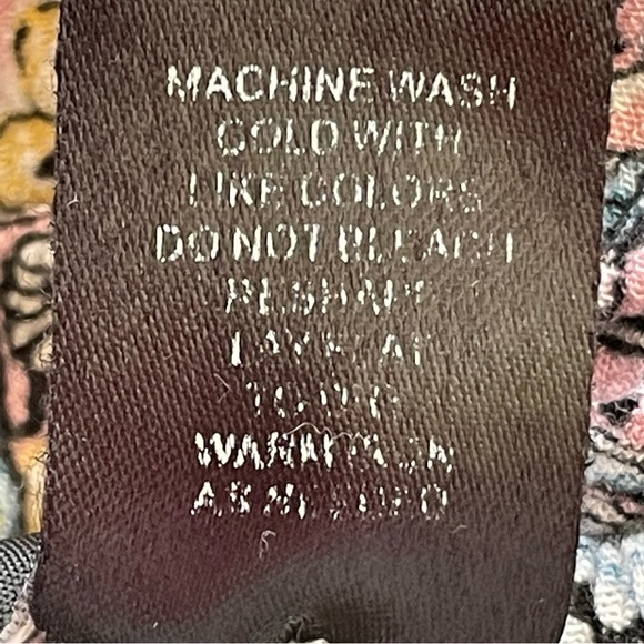 Rose & Grace multi colored print top XL - Picture 8 of 9